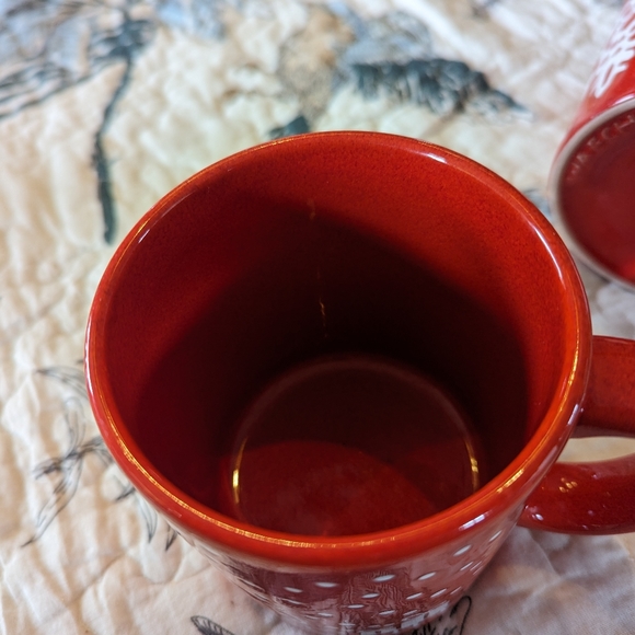 Waechtersbach Germany Holiday Christmas Snowflake Santa Mugs - Picture 7 of 9